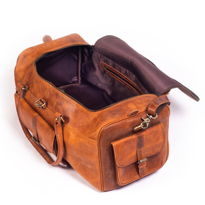 Dotch Leather – Großhandel Weekender-Tasche – Herren – Die Mahi Leder Reisetasche - Wochenendtaschen für Herren3