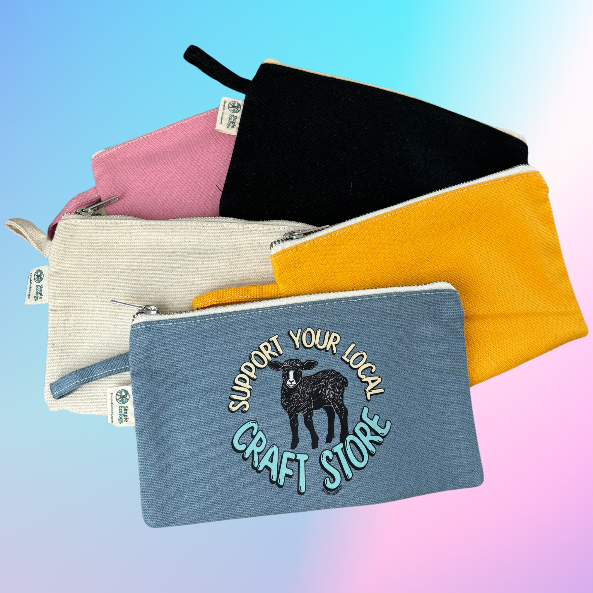 Comma Craft Co - Wholesale Pouch - Women's - Notions small pouch Organic Cotton Support local craft store0