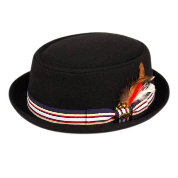 Fedora-hoed met wollen varkenstaart voor wholesale door Epoch hats