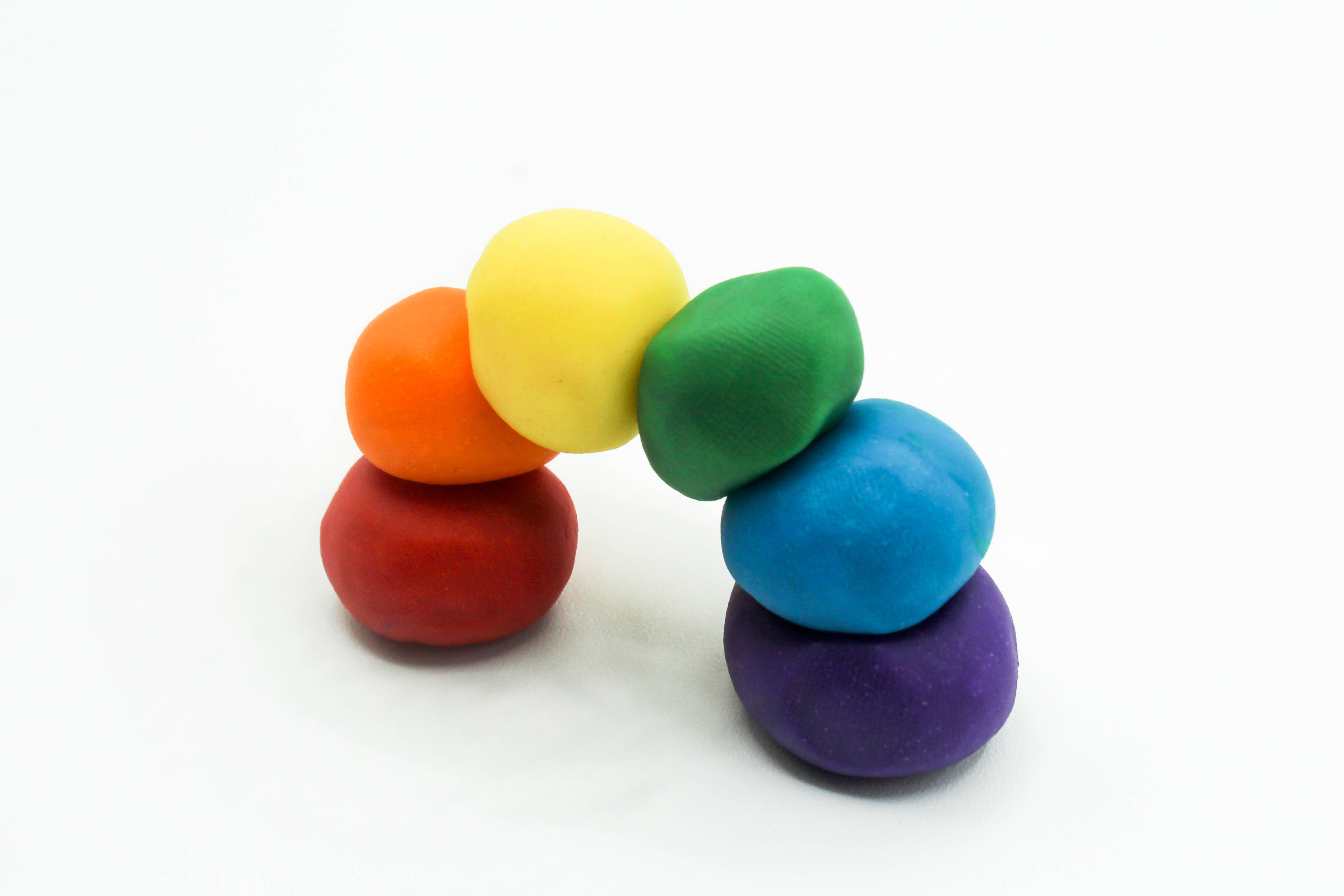 Primo Playdough - Wholesale Putty/slime – Child - Scented Playdough Rainbow 6-Pack with Fruit Scents (5 ounce)3