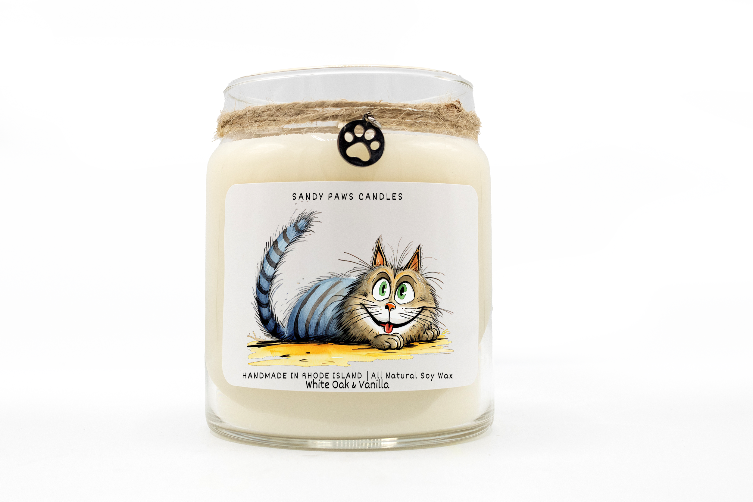 Sandy Paws Candles - Wholesale Jar/Filled Candle - Quirky Cat Collection - Soy Wax Candles - paraffin-free6