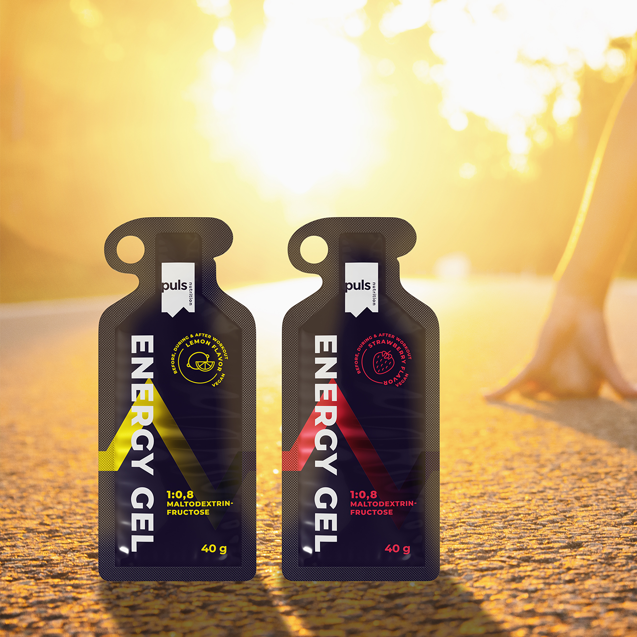 Puls Nutrition - Wholesale Sports/Energy Drink - ENERGY GEL Lemon 40 g2