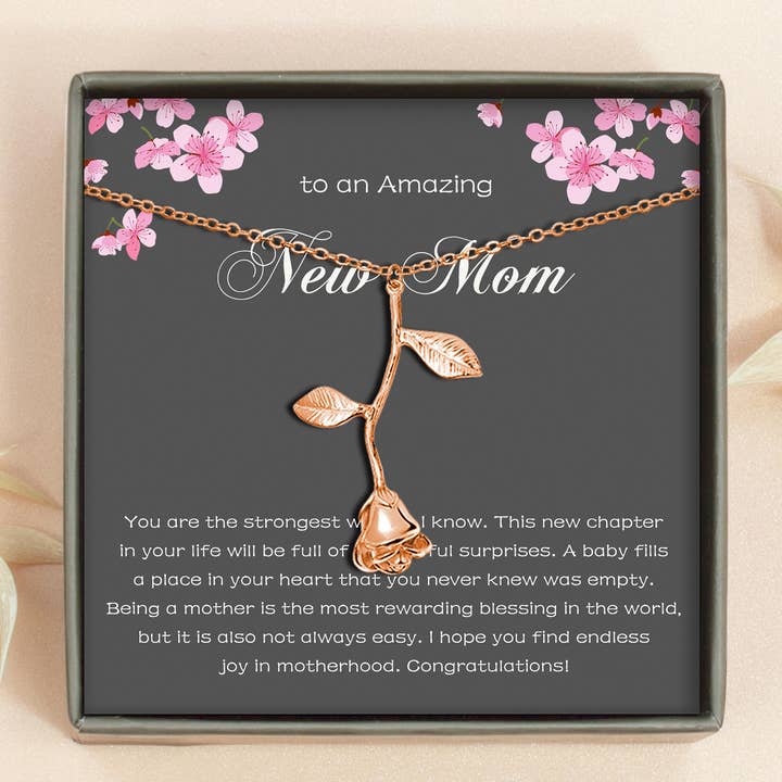 Til en fantastisk mor Rose Halskæde - Mors Dags Gave til Mor for engroshandel hos Anavia