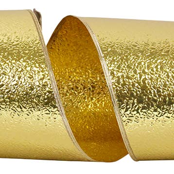 Cracked Ice Display Wired Edge - Gold 035 for wholesale by RELIANT RIBBON