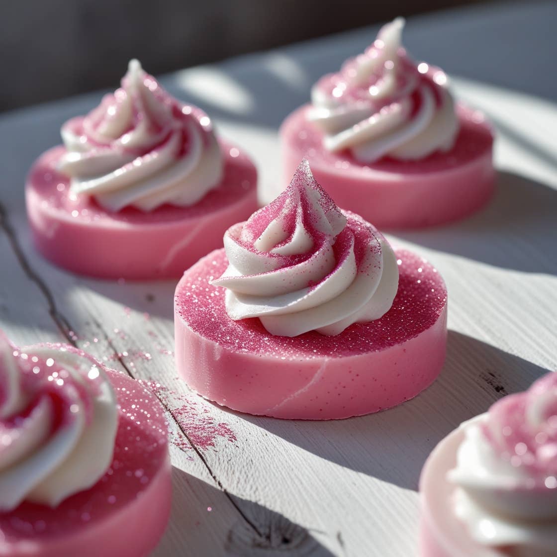 Beautique Goals - Vente Pains de savon - Savon Cupcake avec Garniture Fouettée Moelleuse2