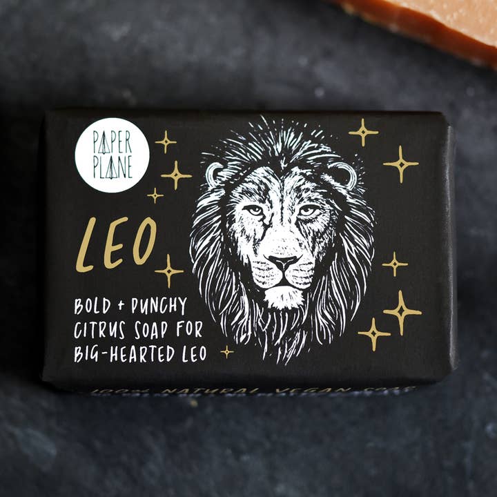 Leo Star Sign Zodiac Soap for wholesale by Paper Plane