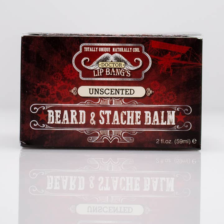 Doctor Lip Bang's - Vente Produit structurant pour la barbe - Non parfumé - Baume végétalien pour barbe et stache