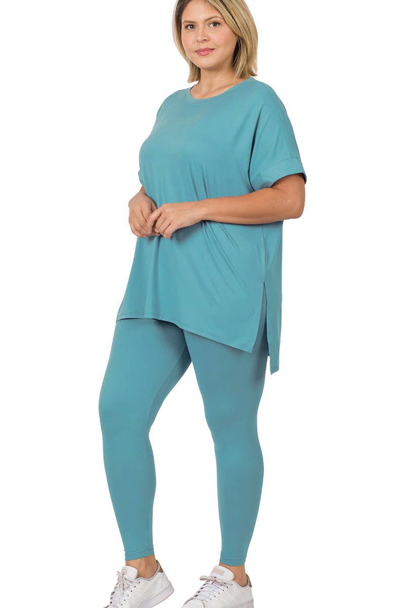 42POPS - Wholesale Lounge Set - Women's - `.Plus Microfiber Lounge Wear 2 Pc Set44