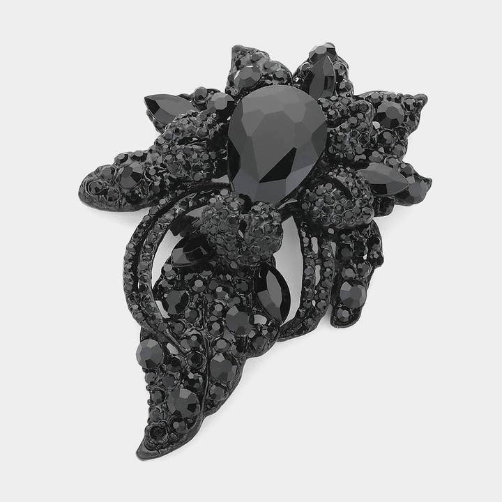 Sensibling Corp. - Venta al por mayor Broches - Ramo de Cristal Floral con Pavé Broche / Colgante