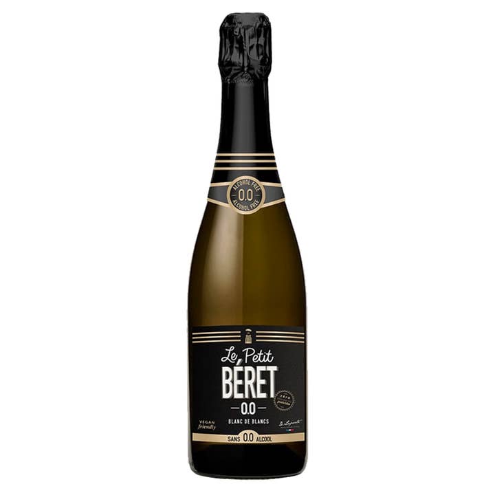 Le Petit Beret Blanc de Blancs Non-Alcoholic Sparkling Wine for wholesale by Zepeim