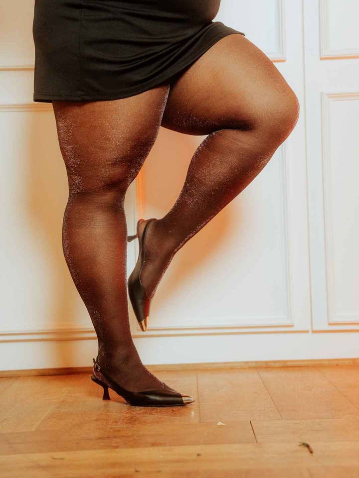 Dual Defiance - Vendita all'ingrosso Collant - Donna - DAZZLE ME PINK Collant glitterati (edizione limitata)3