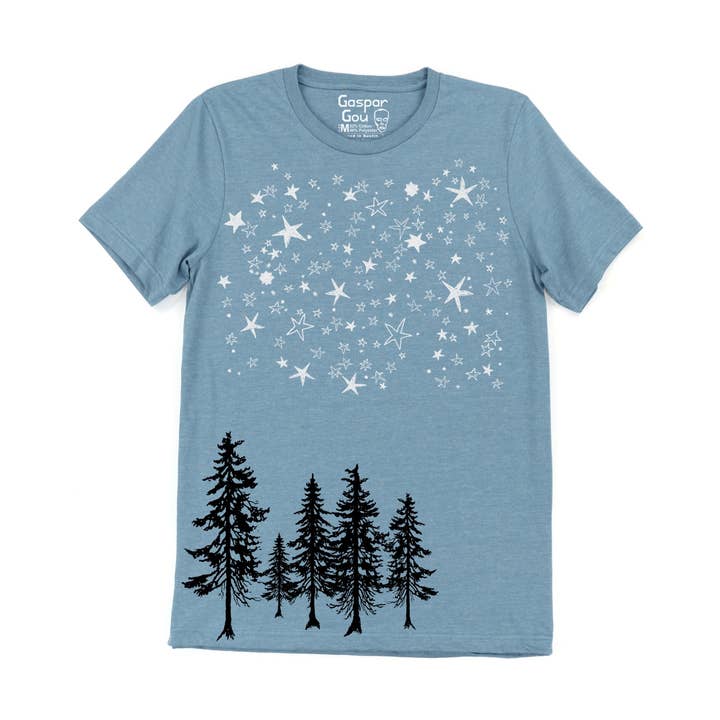 Gaspar Gou - Wholesale Screen Printed T-Shirt - Men's - Stars And Pines Charlie Tee1