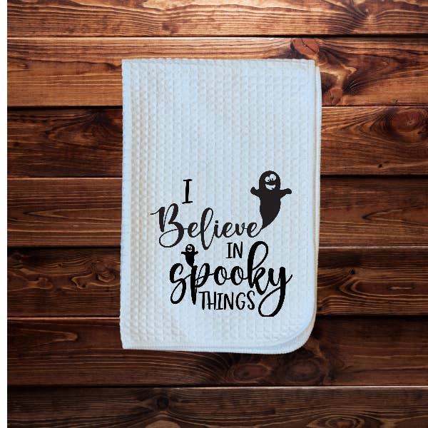 Believe in Spooky Towel for wholesale by The Adorned Willows Marketplace LLC
