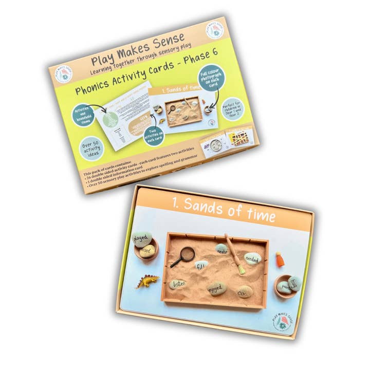 Phonics Activity Cards - Phase 6 Phonics Games & Activities for wholesale by Play Makes Sense