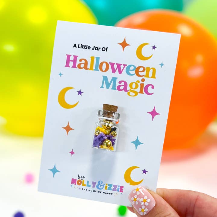 Halloween-magi i en krukke - nyhedsgave for engroshandel hos by Molly&Izzie