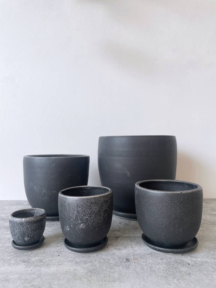 Extra Small Classic Tabletop Planter for wholesale by Little Fire Ceramics