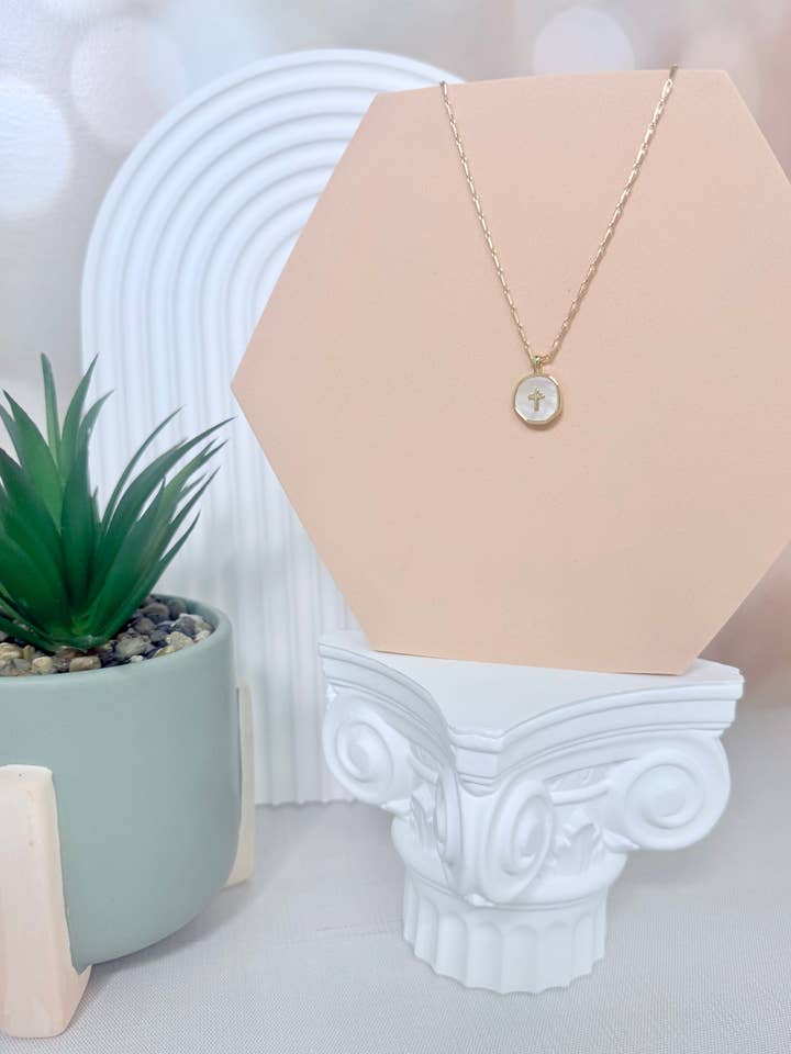 Pearl Cross for wholesale by NEM Designs