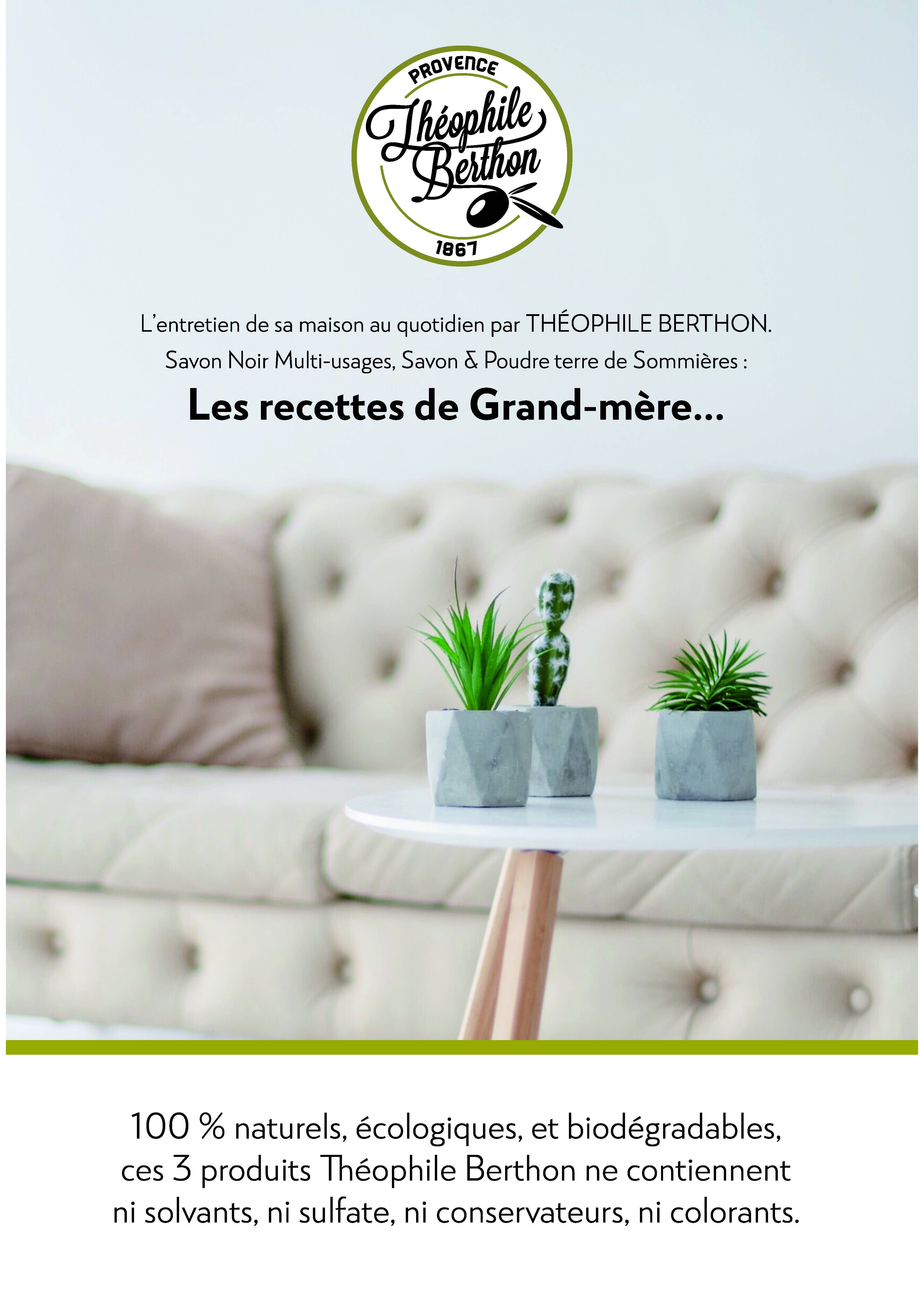 Theophile Berthon - Vente Nettoyant multi-surface - SAVON NOIR MULTI-USAGES CONCENTRÉ 100% OLIVE. EUCALYPTUS7