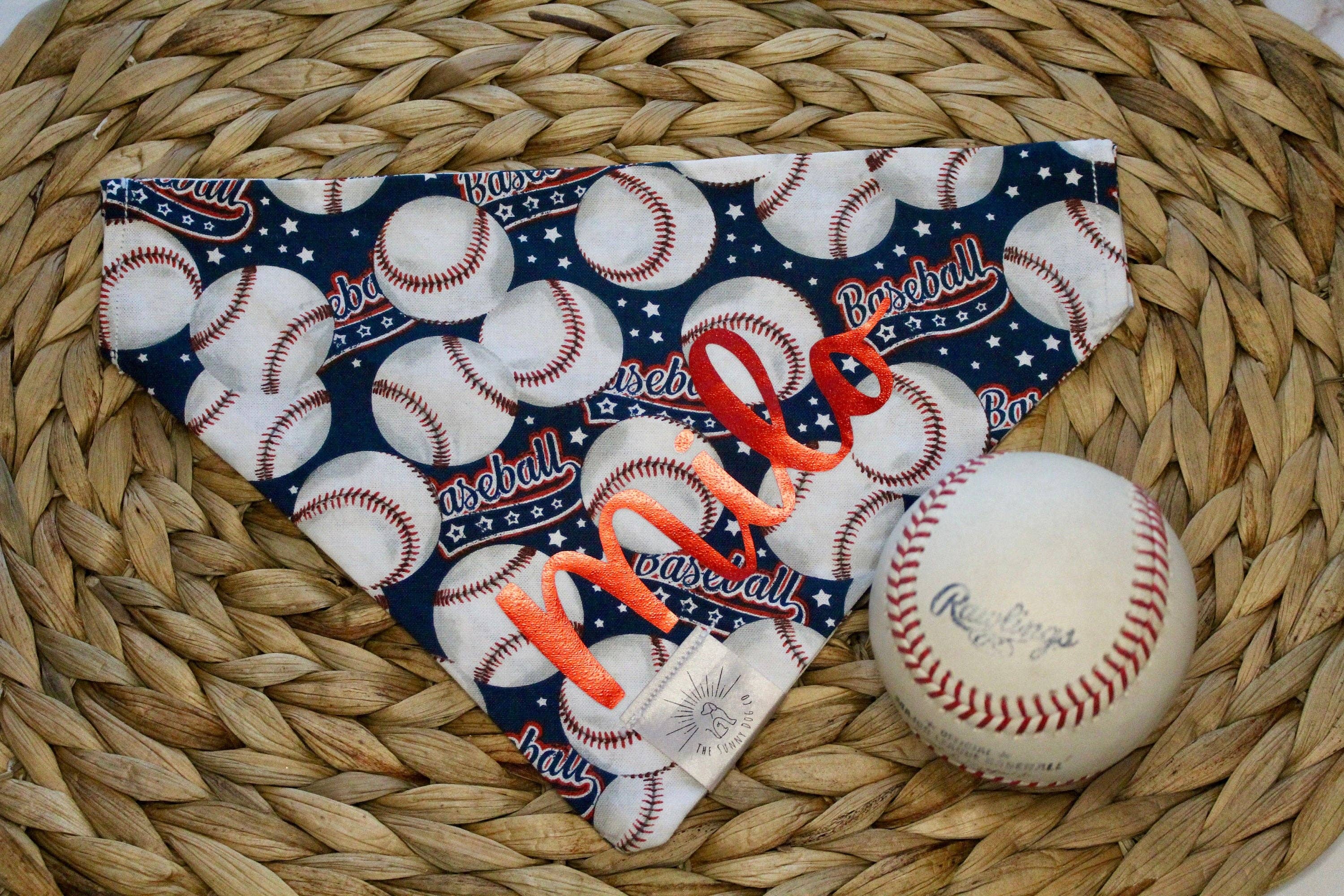 The Sunny Dog Co - Wholesale Pet Bandana - Dog - Baseball Dog Bandana4