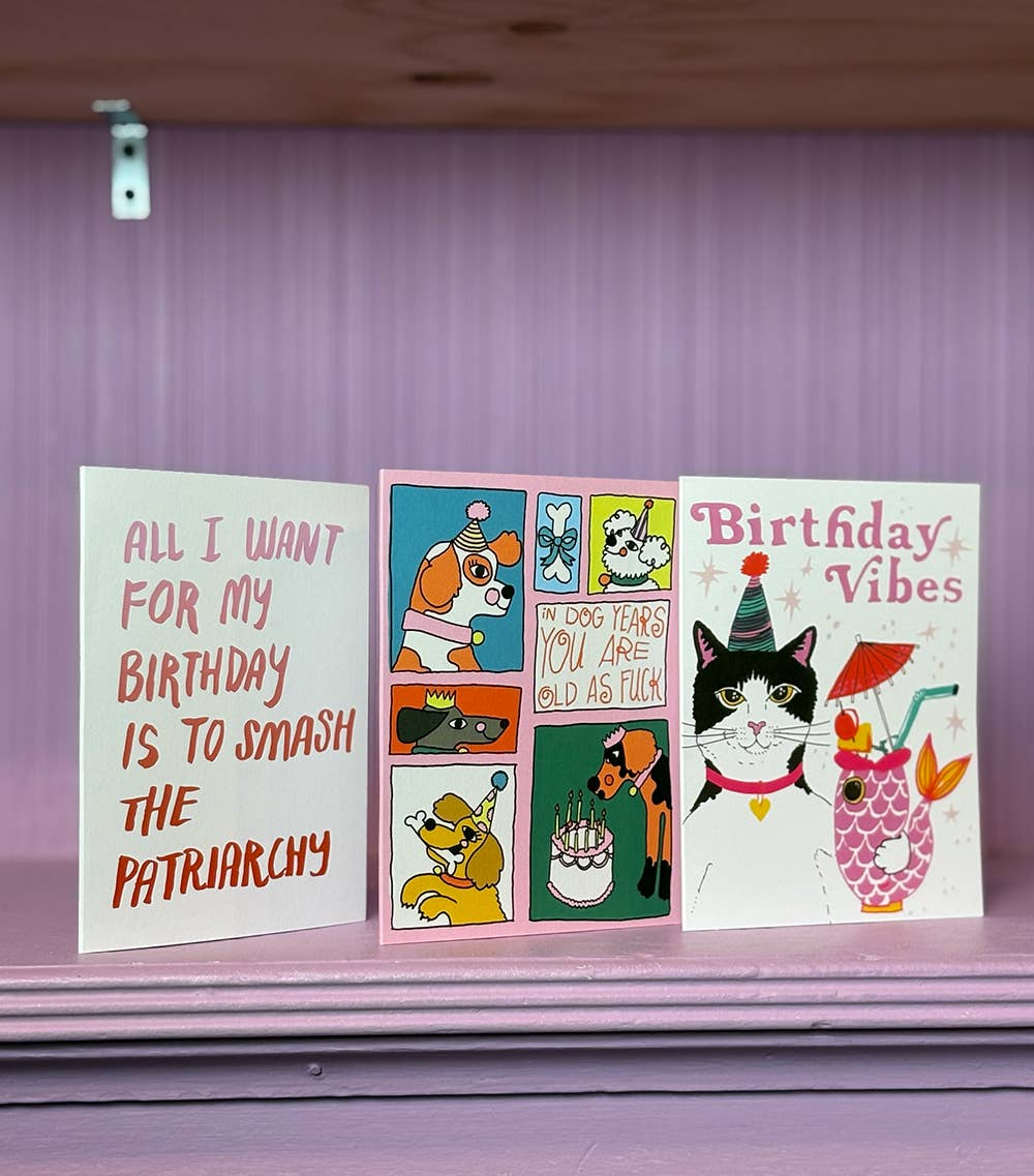 Ash + Chess – Engroshandel Venskabskort – Kort - Hundens års fødselsdag2