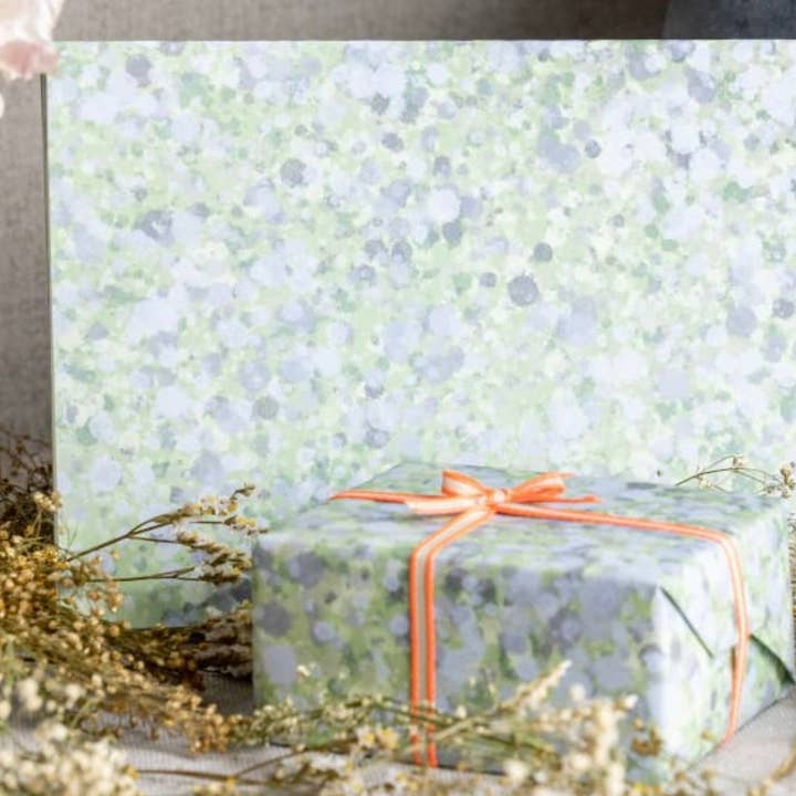 NK Luxury Cards & Paper – Engroshandel Gavepapir – Blomster Abstrakt Indpakningspapir - Gavepapir2