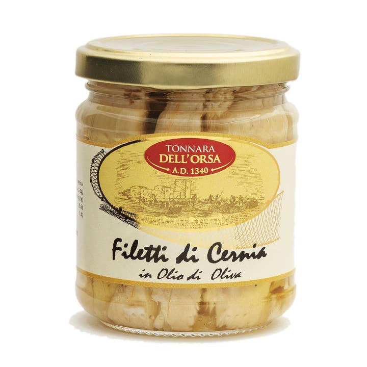 Grouper fillets in olive oil for wholesale by Nel Cuore della Sicilia