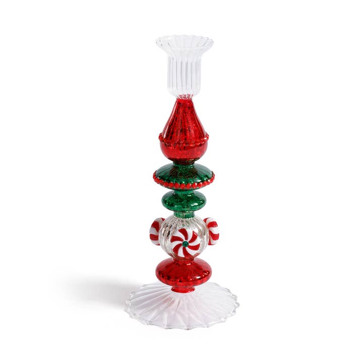 Portacandele a cono in vetro mercurizzato per le festività per la vendita all'ingrosso da parte di Zodax