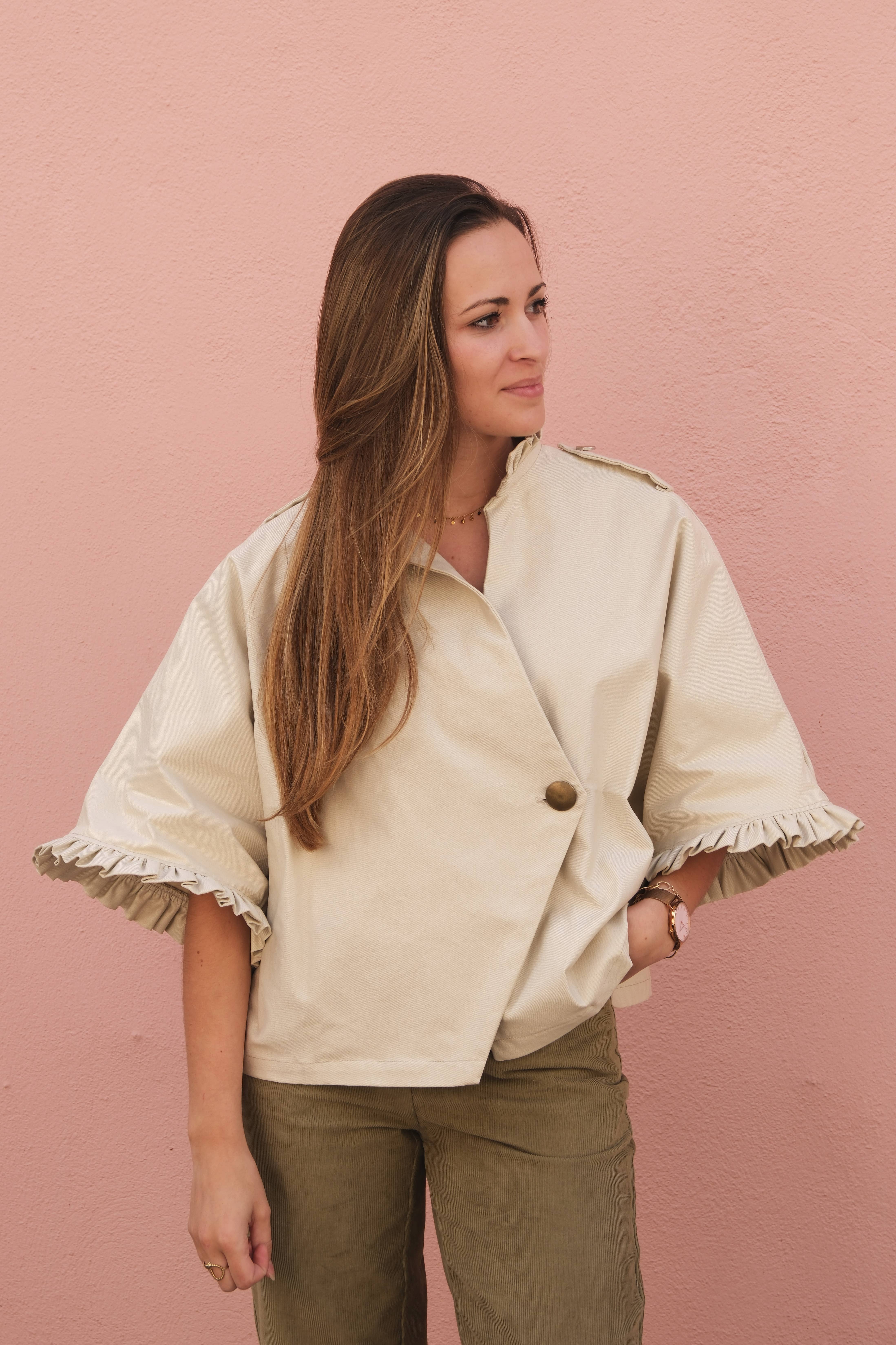 Cha' coud - Wholesale Trench Coat - Women's - Sewing pattern - Alixia trench coat3