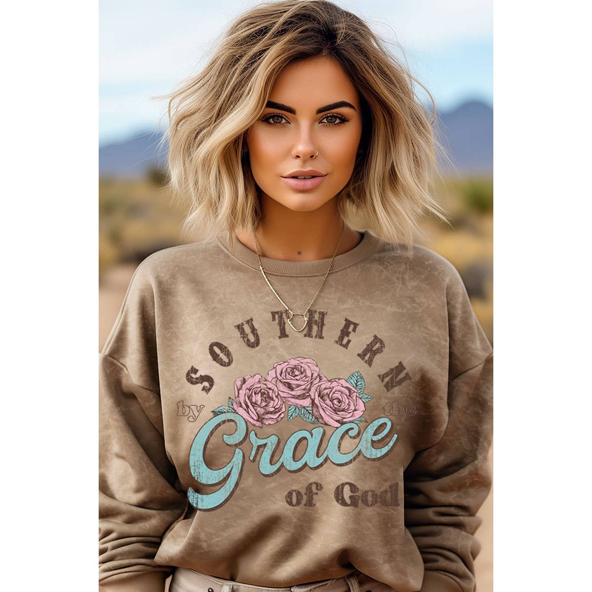HRTandLUV - Vente Sweat-shirt – femme - SWEAT-SHIRTS À IMPRIMÉ MINÉRAL GRACE OF GOD6