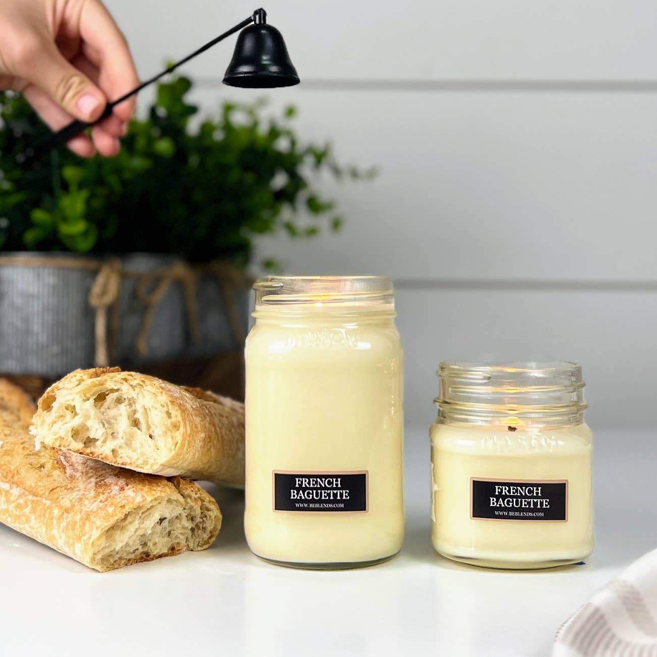 Be Blends | Soy Candles & Natural Products - Wholesale Jar/Filled Candle - French Baguette Soy Candles | Farmhouse Candles | Home