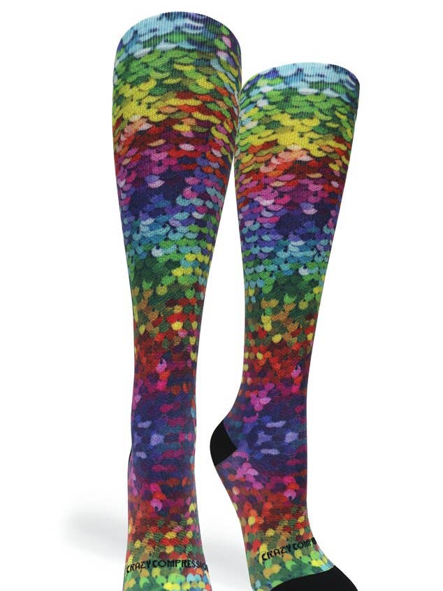 360 Sequin OTC-kompressionsstrumpor (standard och extra breda) för wholesale av Crazy Compression