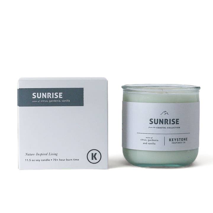 Sunrise | Coastal Collection | 11.5 oz glass for wholesale by Keystone Inspired Co.