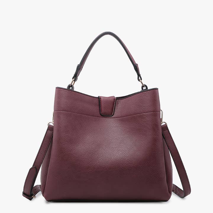 Jen & Co. - Wholesale Satchel - Women's - M1951 Tati Monogrammable Satchel w/ Shoulder Strap11
