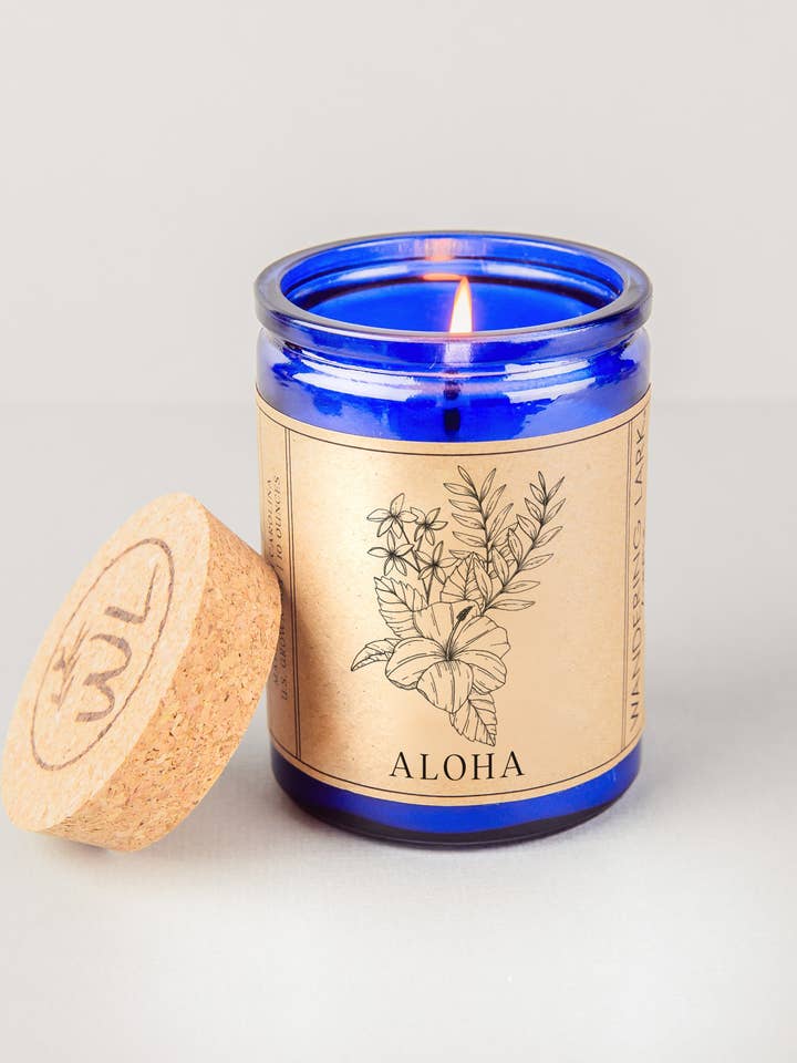 Aloha Classic Soy Candle - 10 oz for wholesale by Wandering Lark