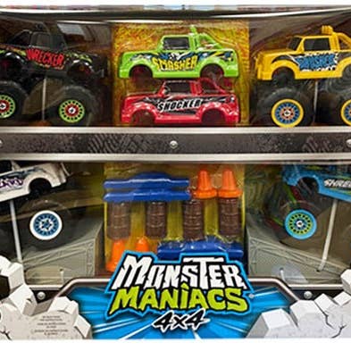 MONSTER MANIACS FRICTION SWITCH'EM 24 PIECE GIFT SET for wholesale by Jam'n Products