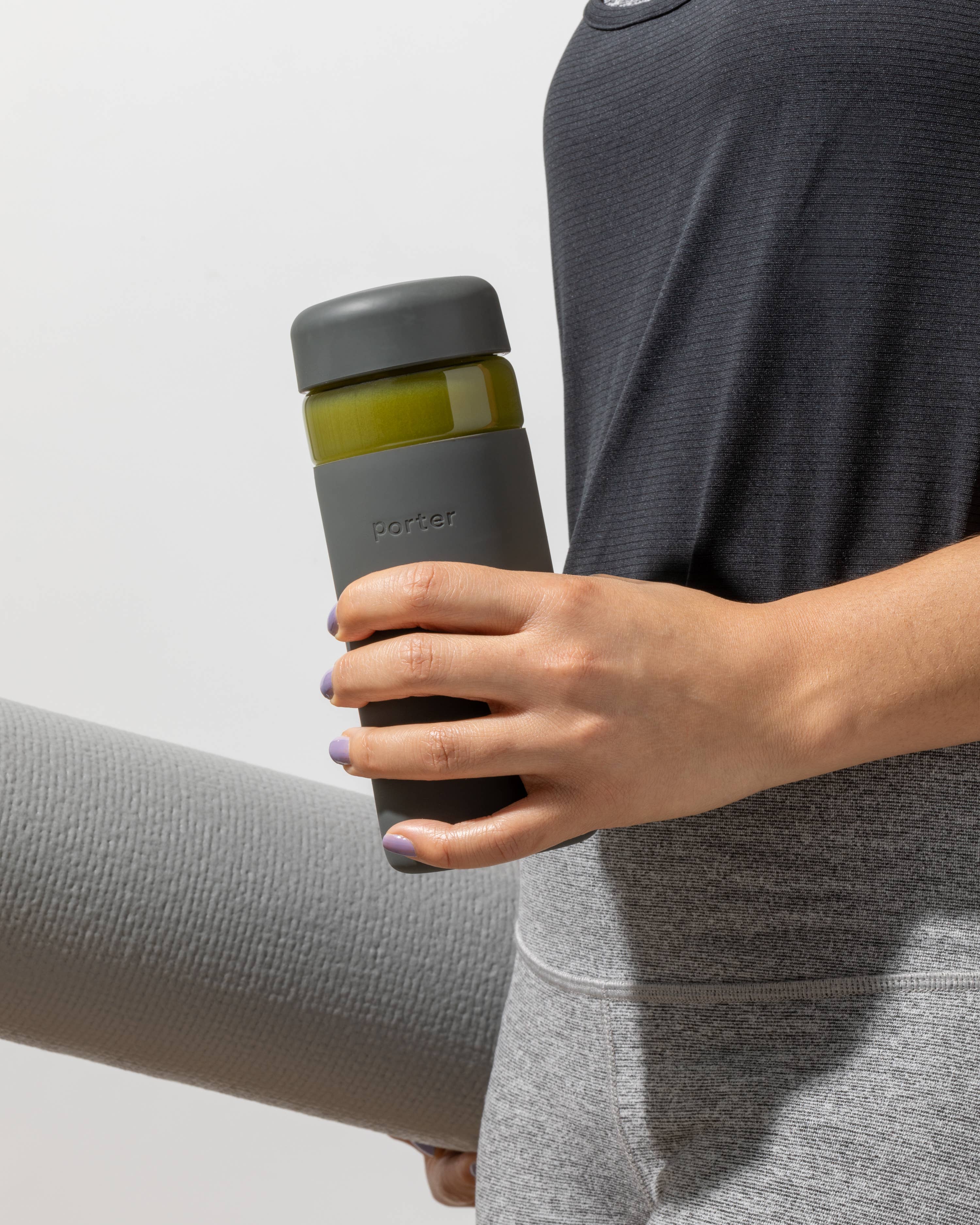 W&P – Garrafa de água por atacado – Garrafa de Vidro com Boca Larga1