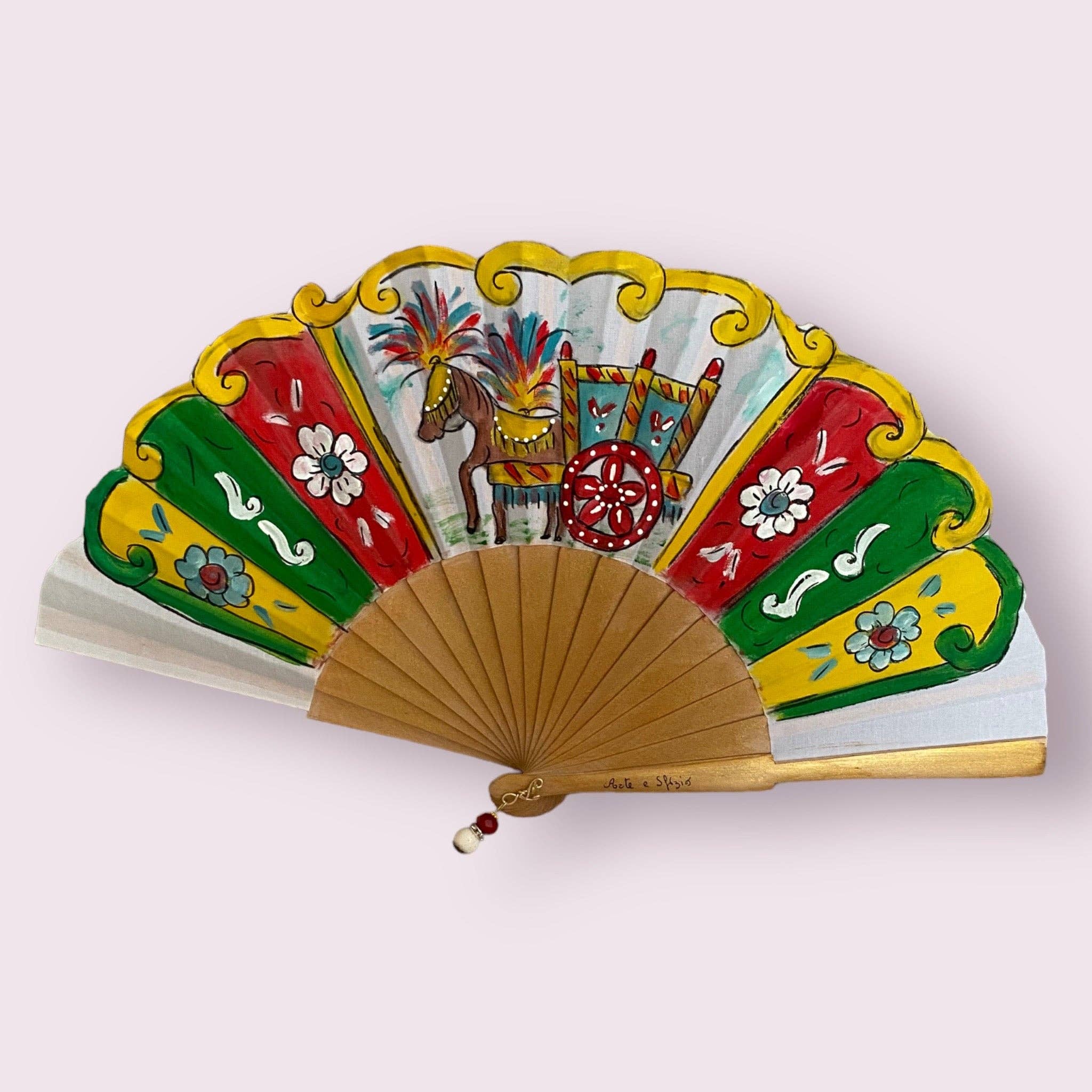 Arte e sfizio - Wholesale Handheld Folding Fan - Sicilian fans21
