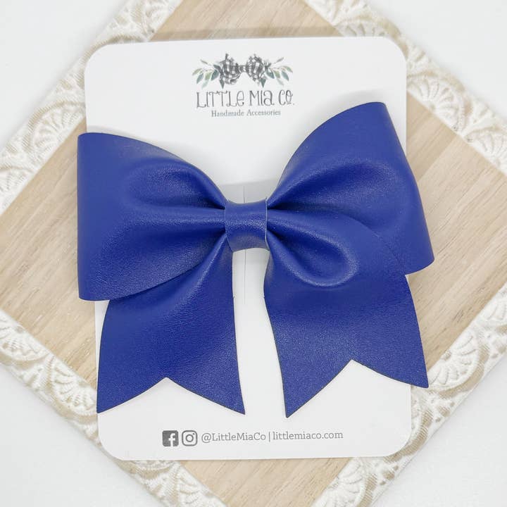 Clip Cheer Blu Reale per la vendita all'ingrosso da parte di Little Mia Co.