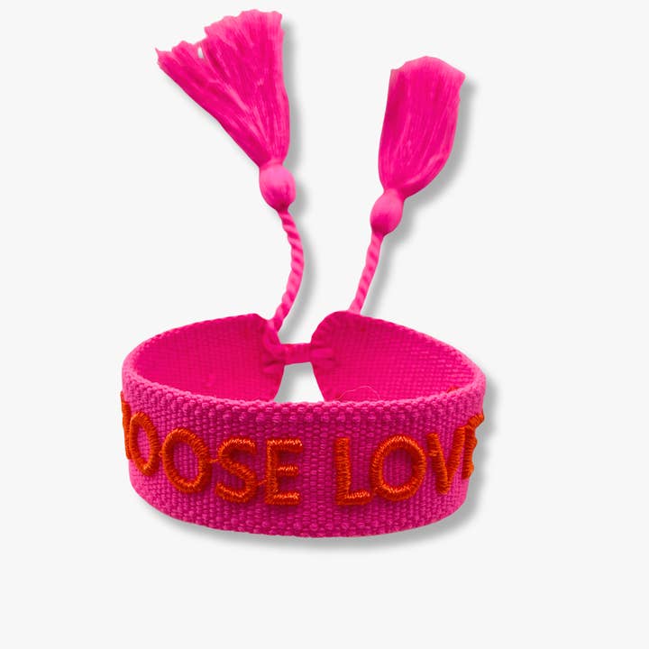 Festival Bracelet Choose Love for wholesale by GLAM & GLORY Jewels made with love
