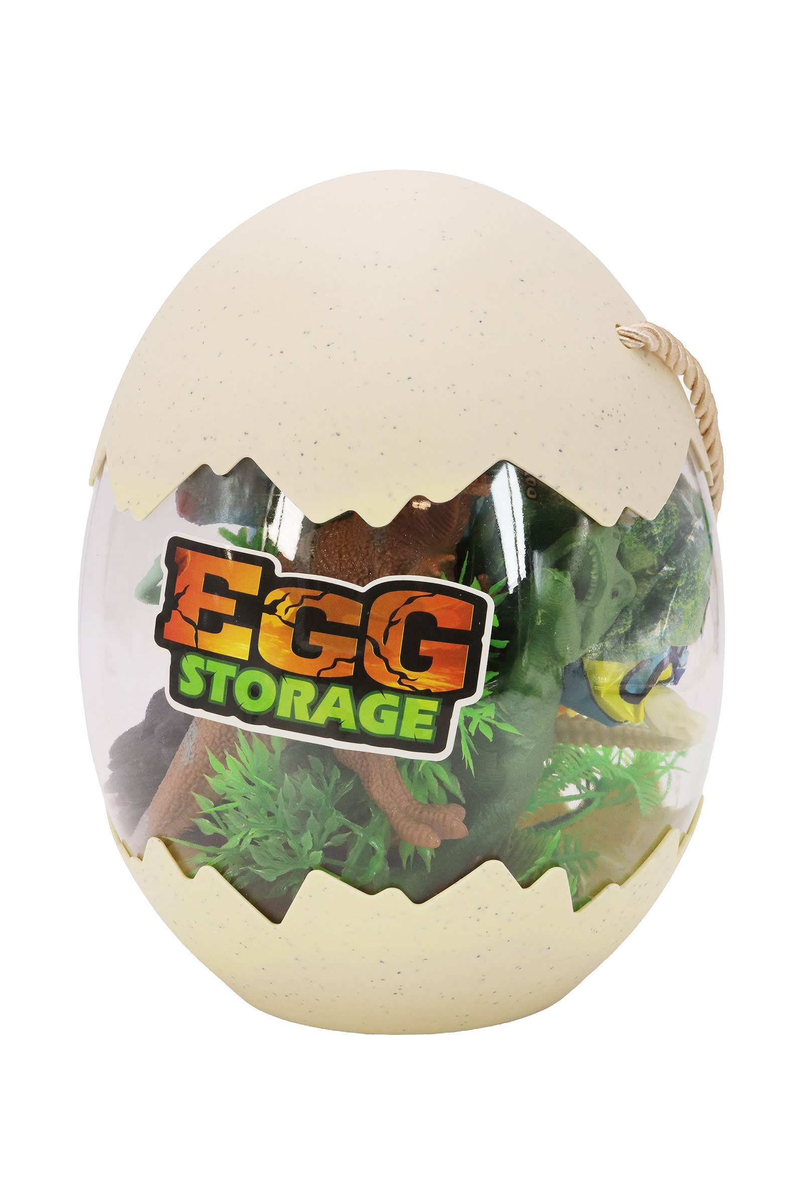 COME MOSTRATO Set di gioco con 14 figure di dinosauri in barattolo a forma di uovo in vendita all'ingrosso su Faire1