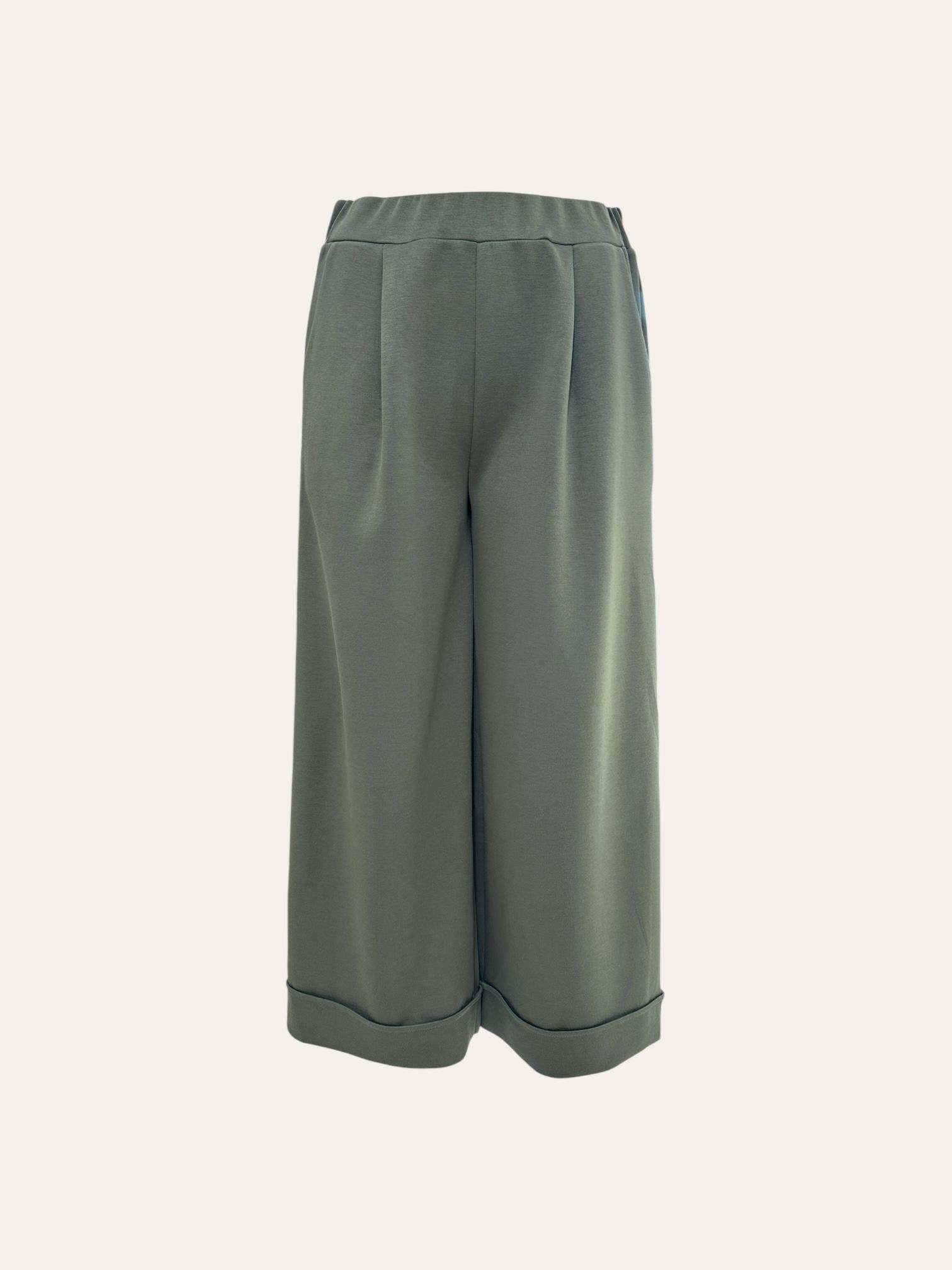 C'MELODIE - Wholesale Pants - Women's - Plus Size - Women's Fluid Pants with Pleat - 25356 CO0