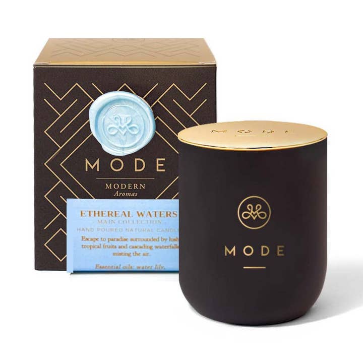 Vela de 8 oz. AGUAS ETÉREAS para venta al por mayor de MODE modern aromas