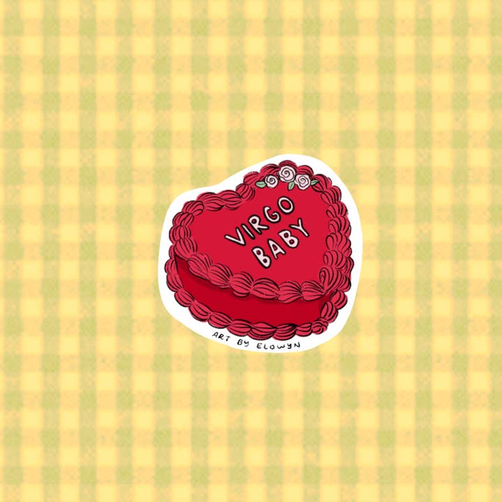 Art By Elowyn - Wholesale Sticker - Zodiac Cake Stickers - Individual Stickers 28