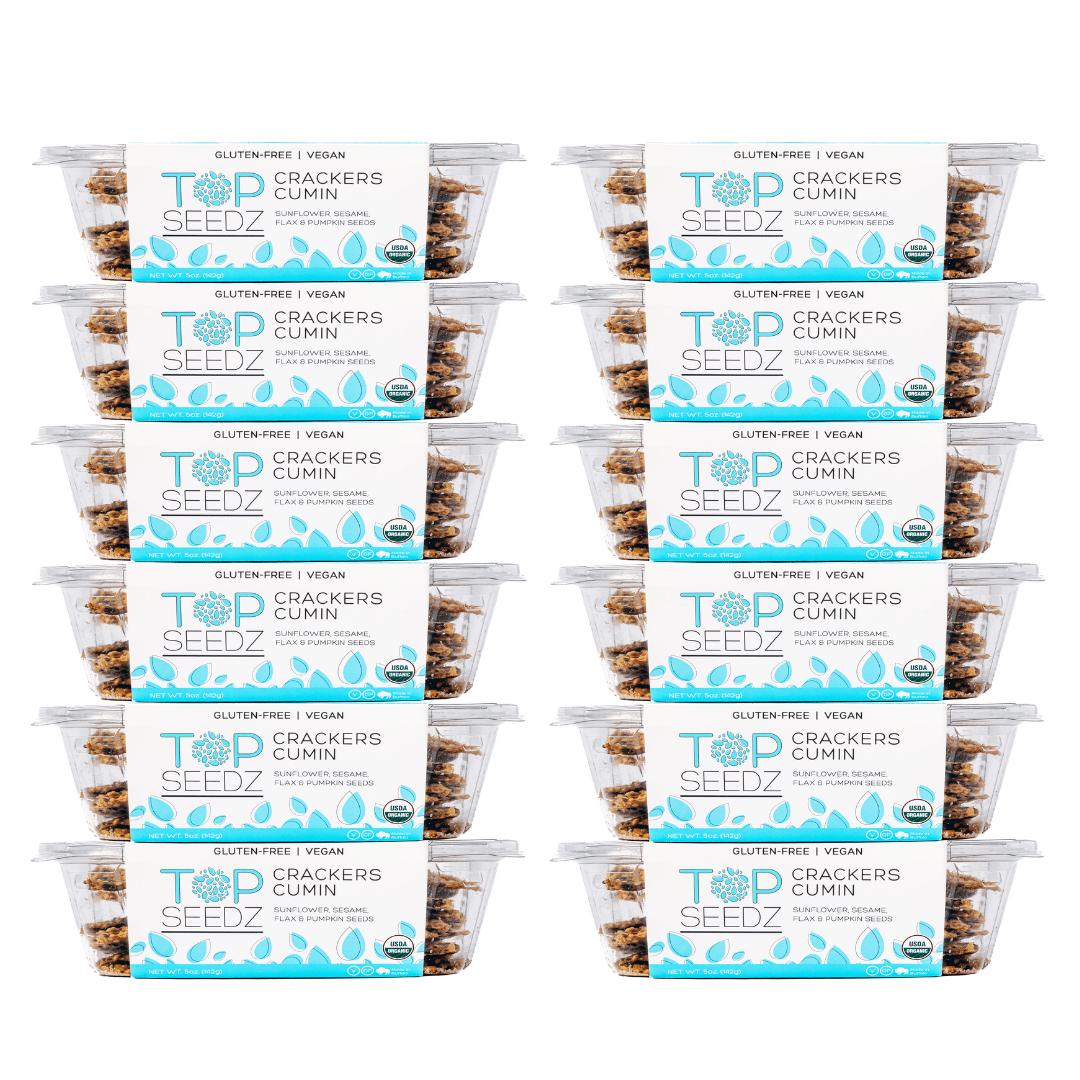 Top Seedz - Vente Biscuit salé - Crackers au cumin - 5 oz - 12 par caisse3