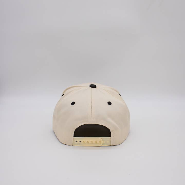 TATUM THE LABEL - Wholesale Trucker Hat - Unisex - Canvas Blank Trucker Hat Two-Tone Snapback 5 Panel Cream Tan