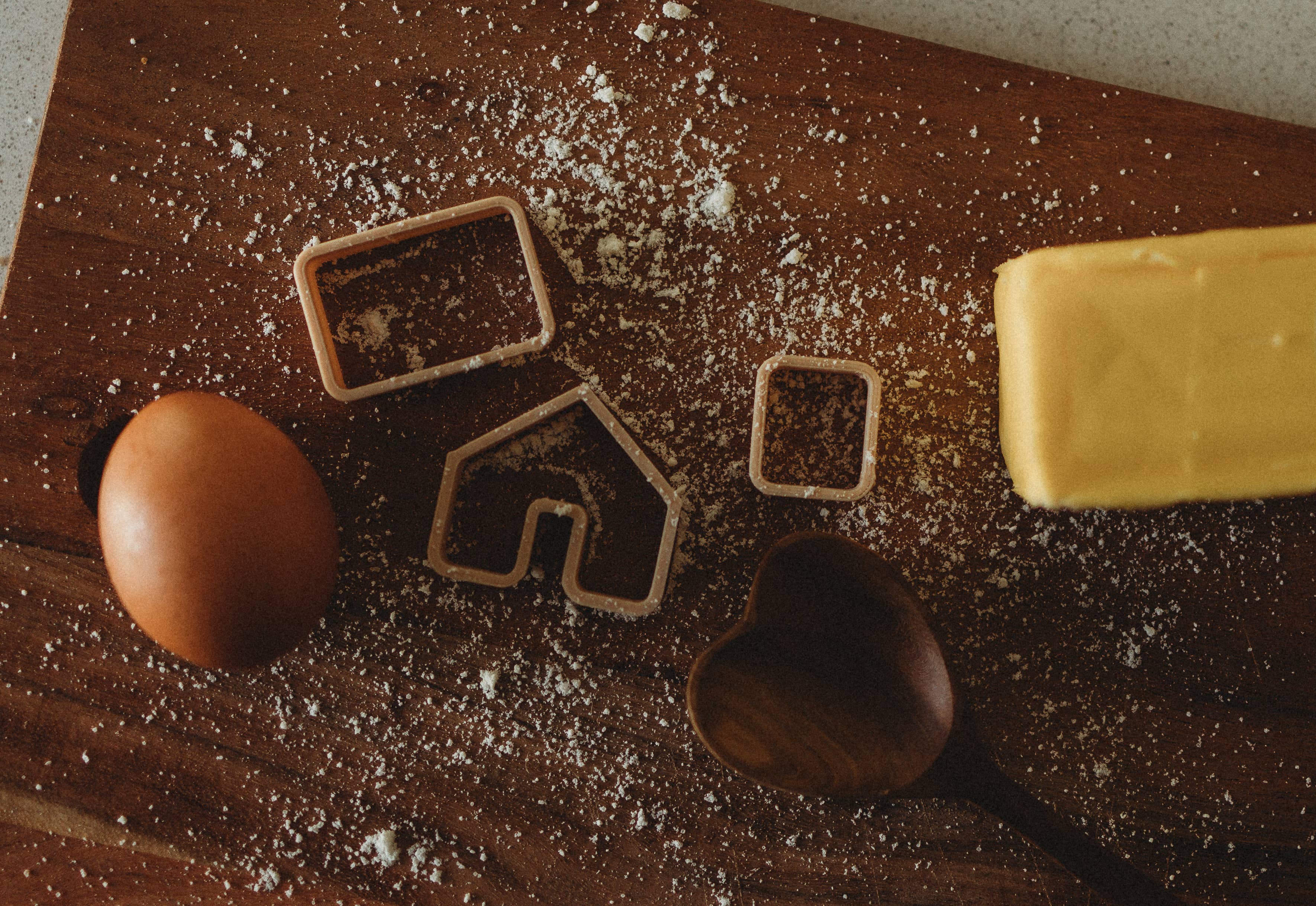 Kinfolk Pantry – Conjunto de brinquedos - Crianças por atacado – Conjunto de Cortadores de Casa de Gengibre - Ferramenta Ecológica para Massinha4