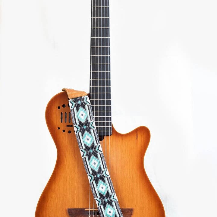 Genesis -Beaded Guitar Strap Inspired by the Starry Sky for wholesale by Mother Sierra