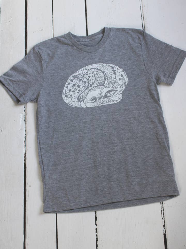 Kid's Organic Sleeping Fawn T-shirt - Children's Soft Tee for wholesale by Hearth and Harrow