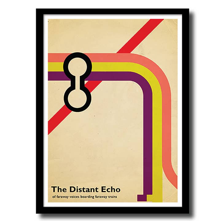 Down in the Tube Station art print, inspired by The Jam song for wholesale by Indieprints