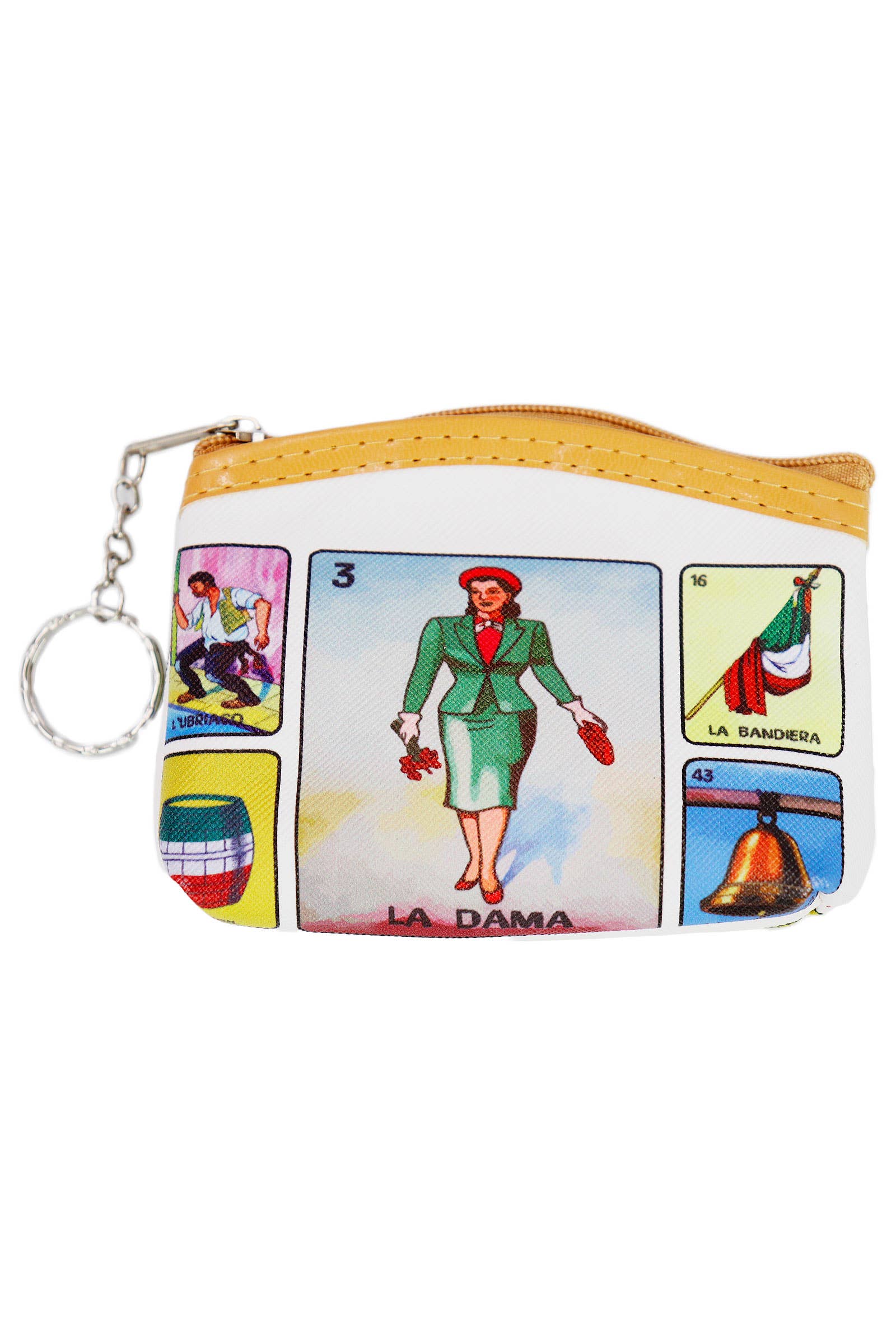 DIVERSE La Loteria dragkedja plånbok i veganskt läder för wholesale på Faire1